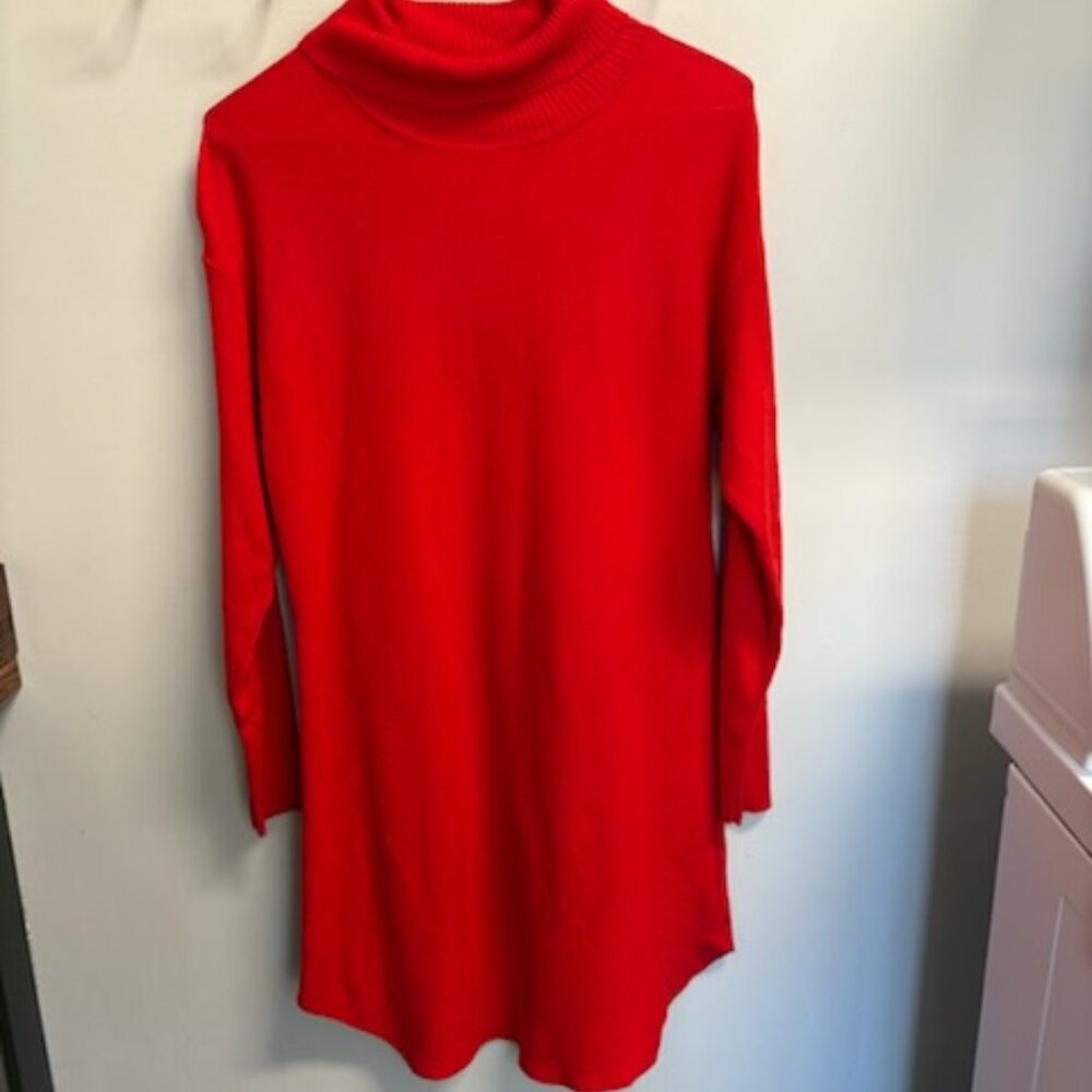 Parkhurst Red Christmas Sweater Dress - Size Small